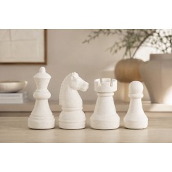 J-Line Schaakstuk wit set-4 Small